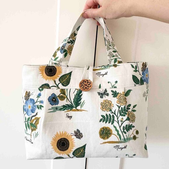Handmade Handbags - Handmade sunflower handbag spring purse